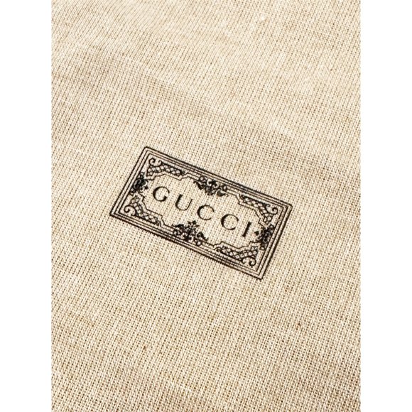 GUCCI CANVAS TAN DUST BAG FOR SHOE(S) 14 x 6.5 inches - Picture 2 of 3